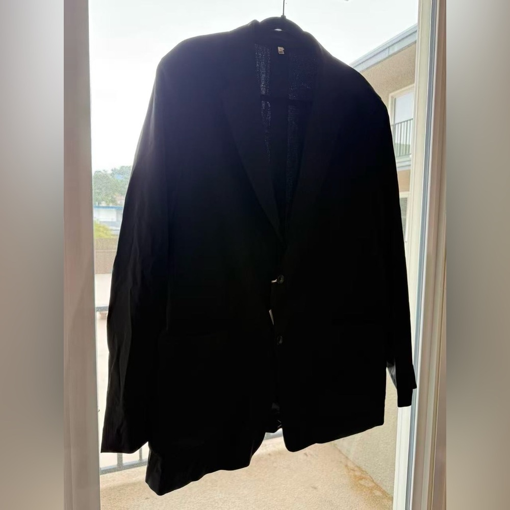 Muji Elegant Black Men's Blazer